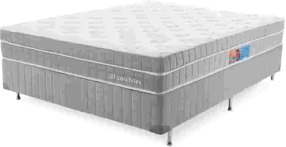 Cama Box com Colchão Casal Premium Molas Ensacadas com Espuma D33 Astronasa 138x188cm BF Colchões