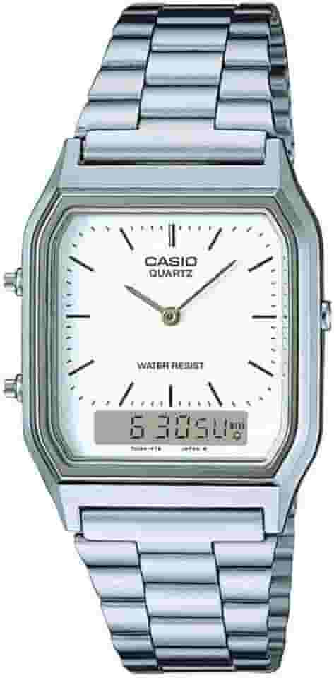 Relógio Masculino Digital Casio AQ-230A-7DMQ Prata