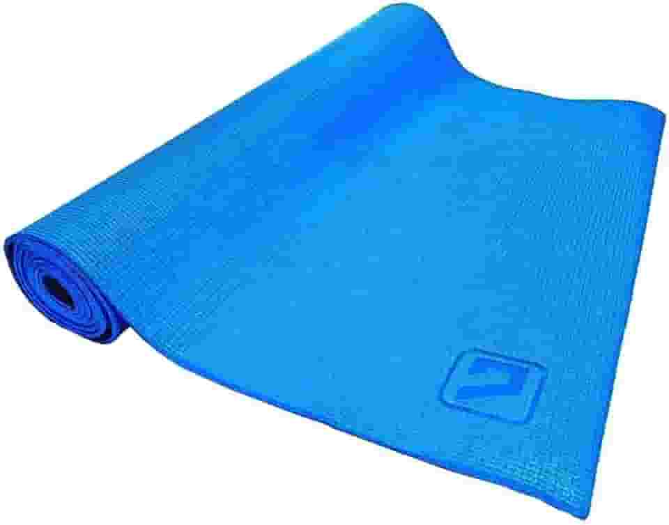 Tapete Colchonete de Yoga em EVA Simples Azul LiveUp LS3231B
