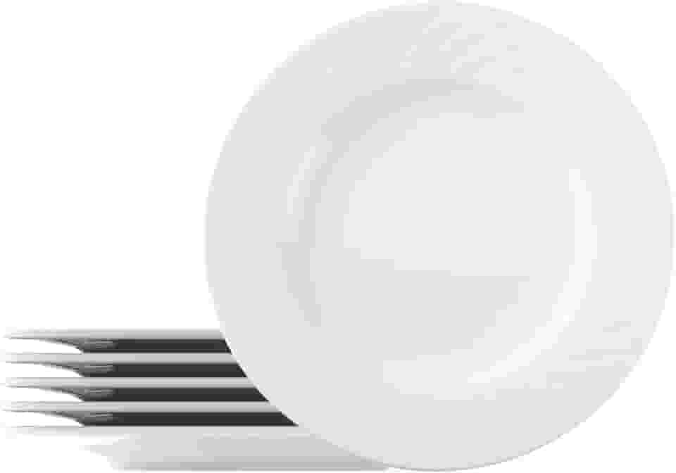 Kit Prato Raso Tramontina Ingrid em Porcelana Decorada 27 cm 06 Peças