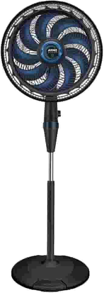Ventilador de Coluna Arno X-TREME 9 40cm com função Repelente Líquido VE9R, 160W, 9 Pás, 3 Velocidades, Função Repelente, Oscilação 80º, Altura Ajustável de até 1,5m, 220V