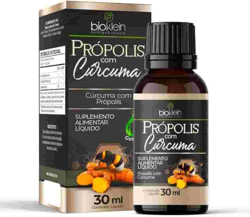 Própolis com Cúrcuma Gotas 30ml Imunidade Natural - Bioklein