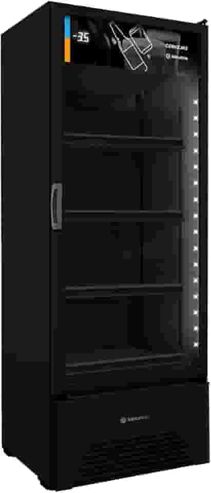 Cervejeira Expositor Vertical Porta de Vidro 220V VN50AH Optima All Black 497 Litros - Metalfrio