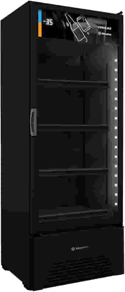 Cervejeira Expositor Vertical Porta de Vidro 220V VN50AH Optima All Black 497 Litros - Metalfrio