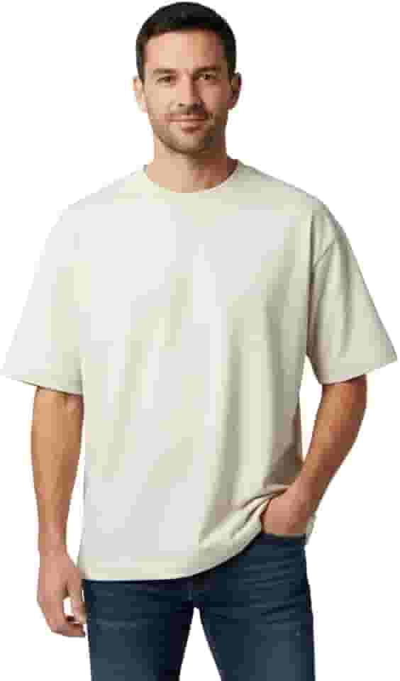 Camiseta Oversized Masculina Pesada Premium - Estilo Streetwear/Casual - Camisa Larga de Maior Gramatura