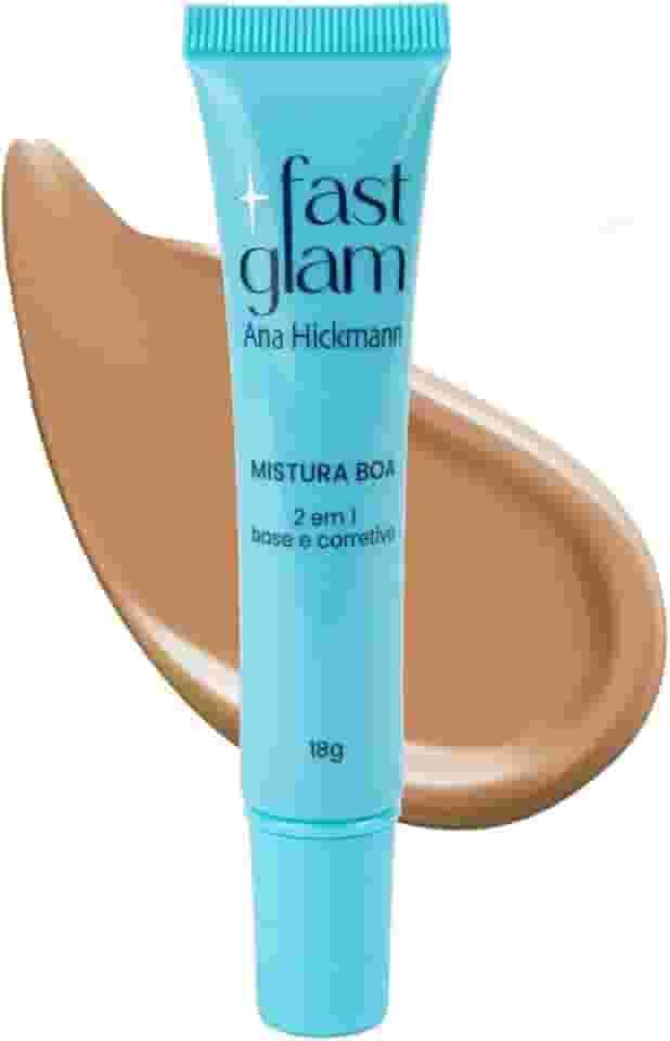 Mistura Boa Base 2 em 1 – Claro 3 – Ana Hickmann – Base e corretivo 2 em 1 com textura leve e acabamento natural