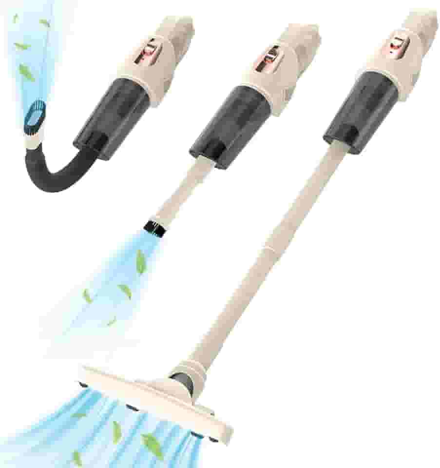 Aspirador de Pó Sem Fio Vertical Portátil Silent 3 Em 1 Creme, Aspirador de Pó Vertical, 110v, 14000 Pa, Aspirador de Pó Vertical Turbo Premium, Aspirador de Pó, Aspirador de Pó, Portatil Sem Fio