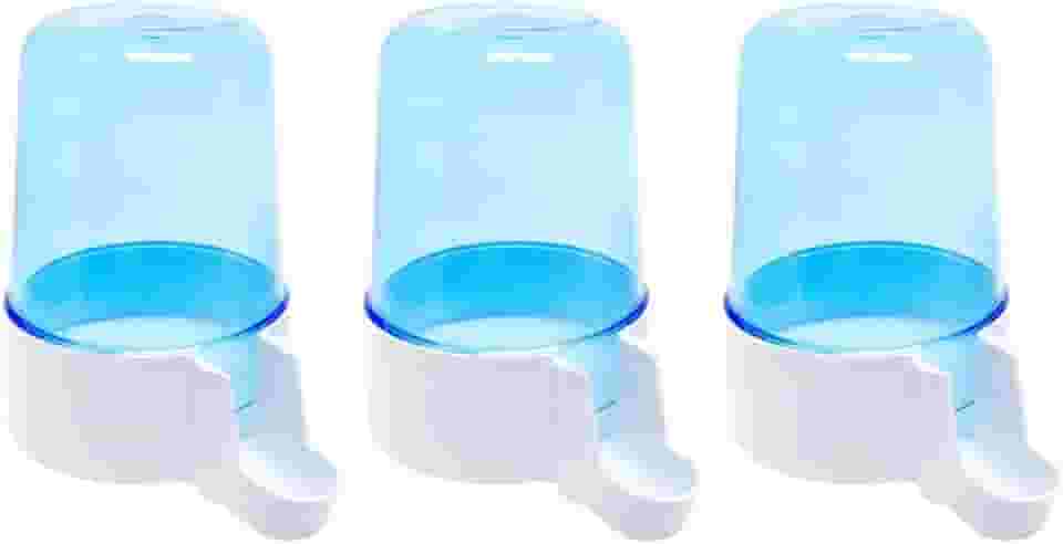 Kit 3 Bebedouro Automático 300ml Malha Larga Para Aves e Calopsitas