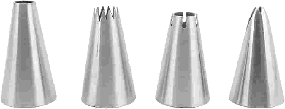 Tuut, Linha Confeitaria, Jogo de Bicos Finos Para Bordas de Inox, 3cm