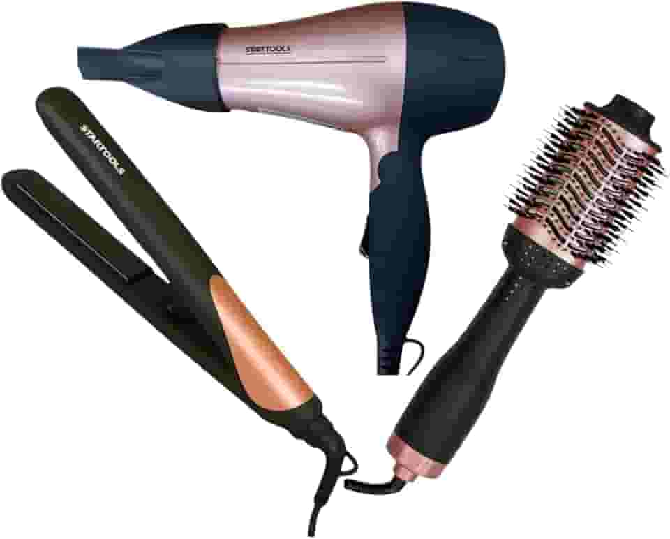 Kit Beleza Profissional – Secador, Chapinha e Escova Secadora