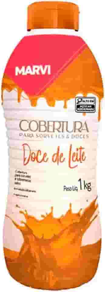 Cobertura De Doce De Leite Para Sorvetes E Sobremesas Marvi 1Kg