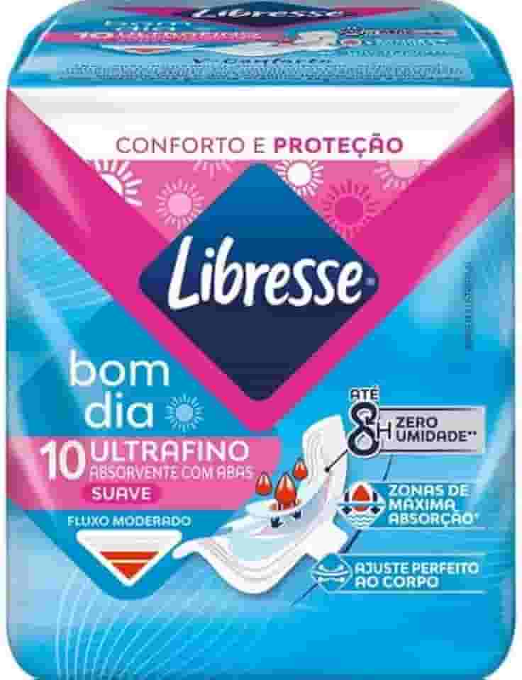 Libresse, Absorvente Ultrafino Bom dia 10 unidades