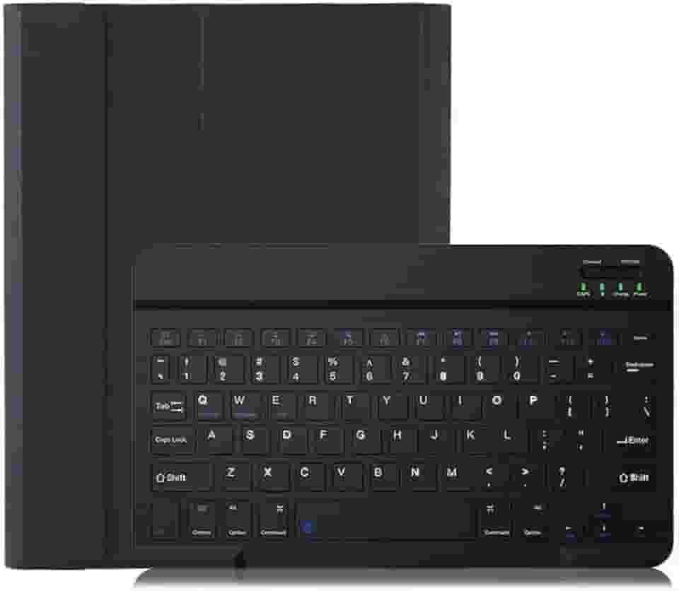 Teclado E Capa Para iPad 5ª/6ª Geração,ipad air1/air2,ipad pro 9.7polegadas Com Bandeja Para Canetas