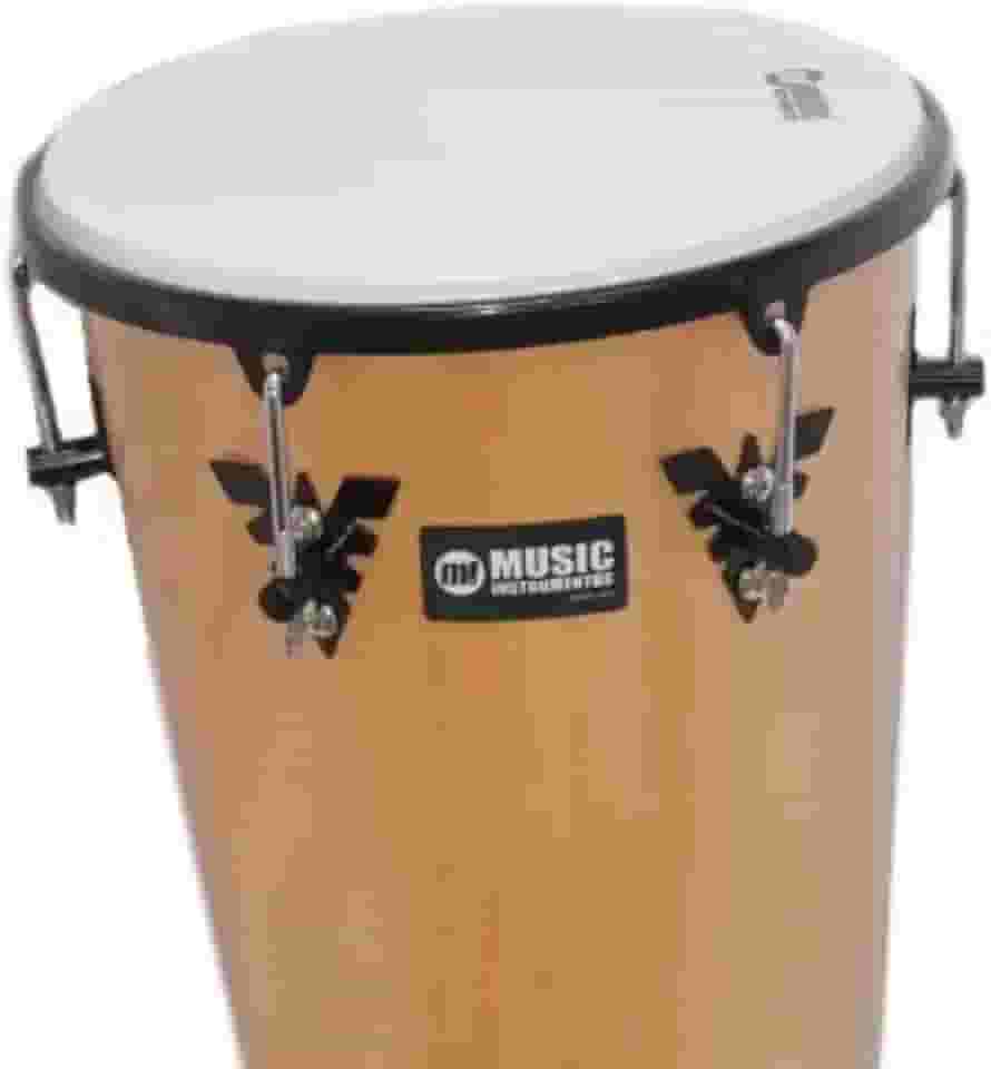 Timba Music Phx 50 Cm X 11 Pol Madeira Pele Dupla Napa Nylon