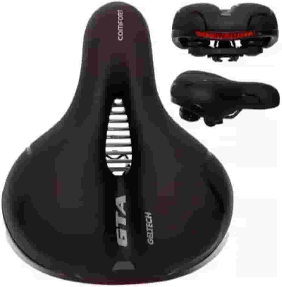 Selim Comfort Gel Tech com Elastômeros e Refletor