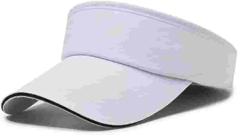 Boné esportivo ajustável de golfe e tênis respirável boné unissex para atletismo ao ar livre (branco)