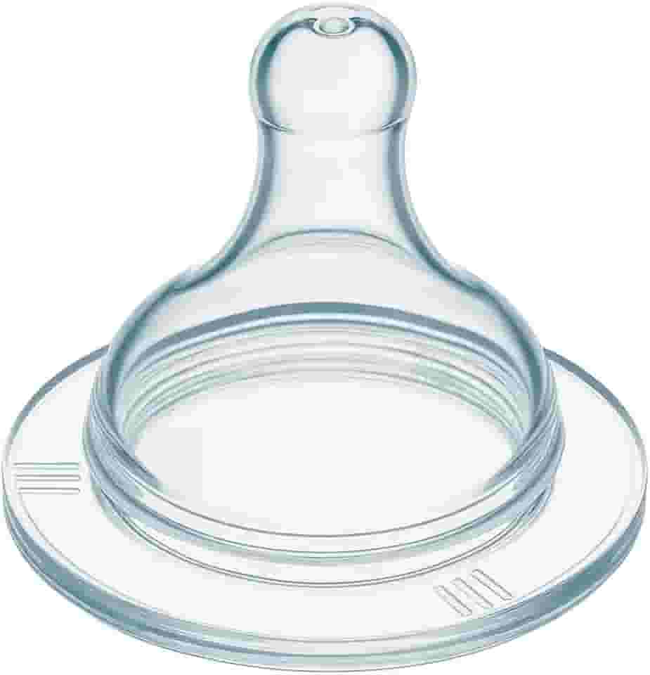 Bico Universal Redondo para Mamadeira, 100% Silicone, Tamanho Grande (1)