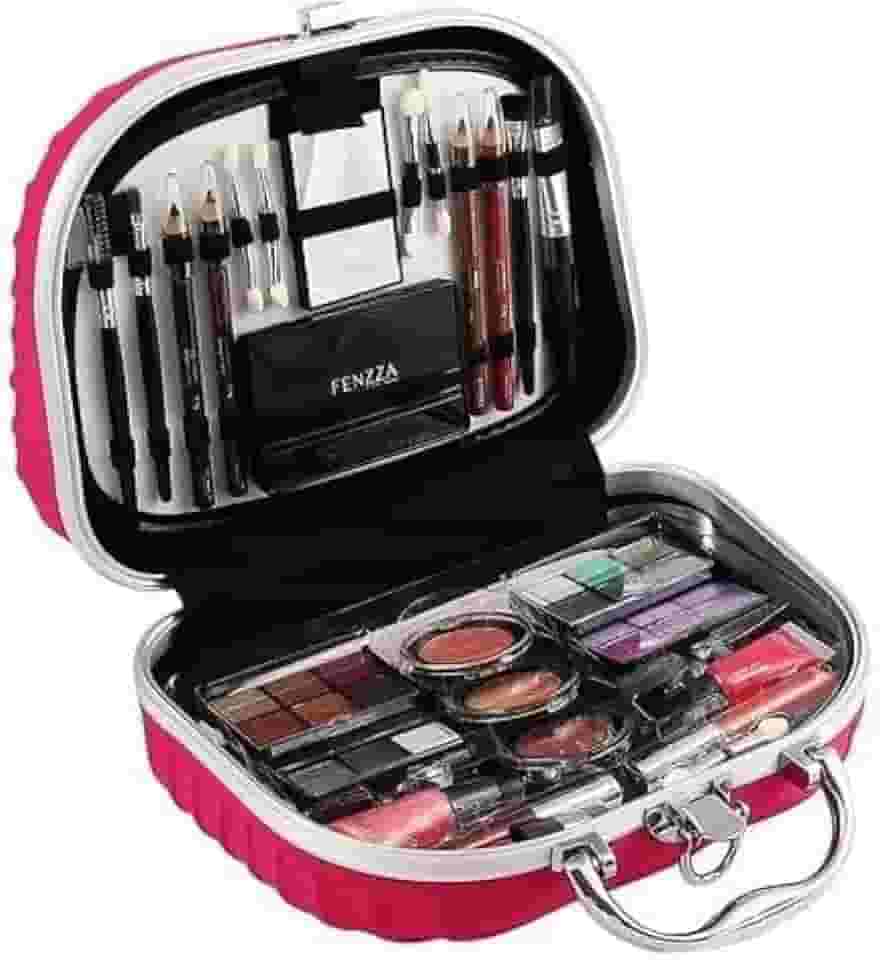 Maleta De Maquiagem Profissional FZ60005 Rosa, Fenzza