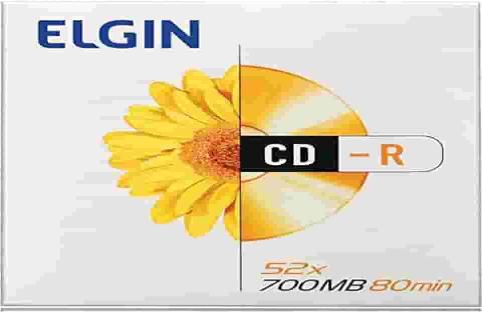 Cd Gravável, Elgin, Cd-R, 700mb, 80min, 52x