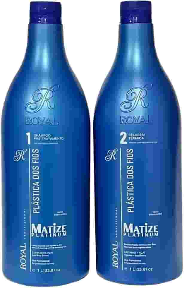 Royal Matize Platinum, Alisamento 100% com efeito Blond, 2x1L