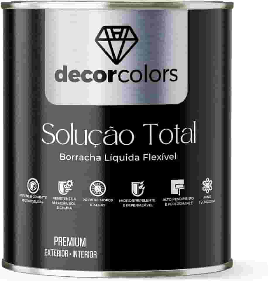 DECOR COLORS Tinta Borracha Líquida Solução Total 4,3kg (Zeus)