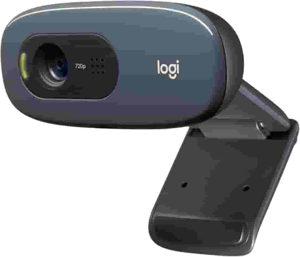 Webcam HD C270 com 3 MP para Chamadas e Gravações em Vídeo Widescreen, Logitech, Webcams e Equipamentos de Voip