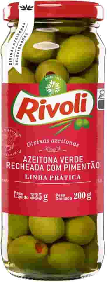 Rivoli Azeitona Verde Em Conserva Recheio Pimentão Vidro 200G