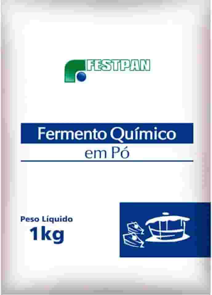 Fermento Químico Pó 1Kg Indústria - Festpan