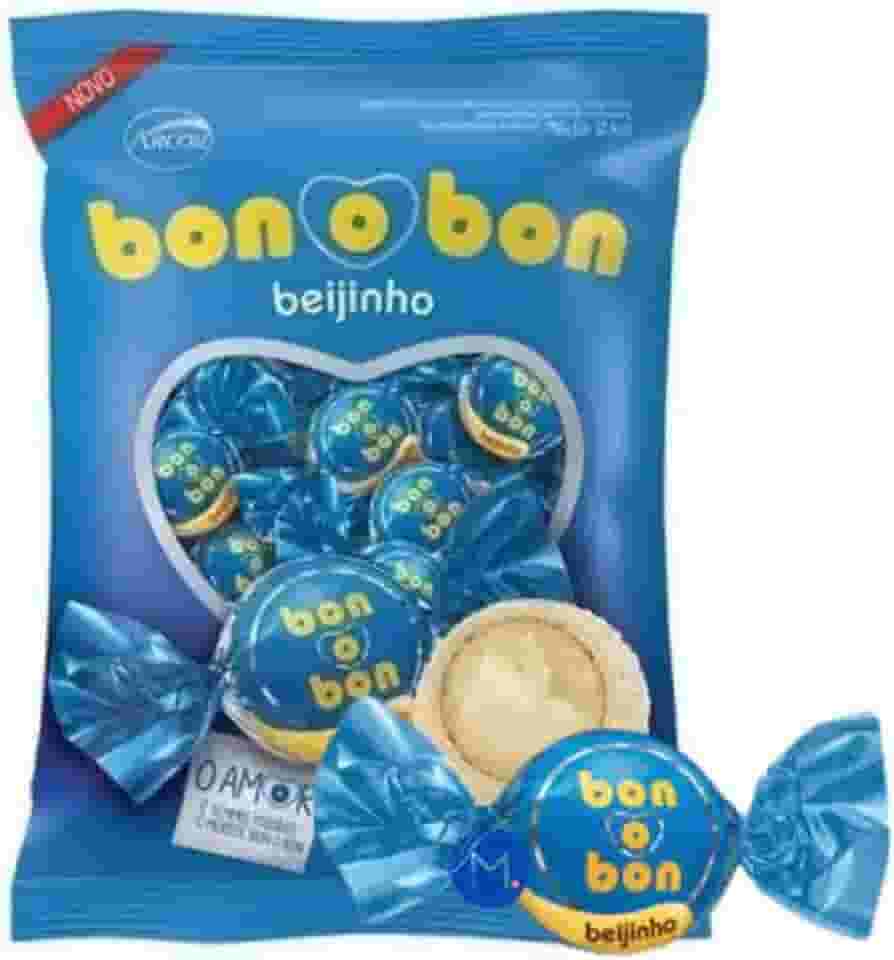 Wafer Bonobon Beijinho 50 unidades de 15g