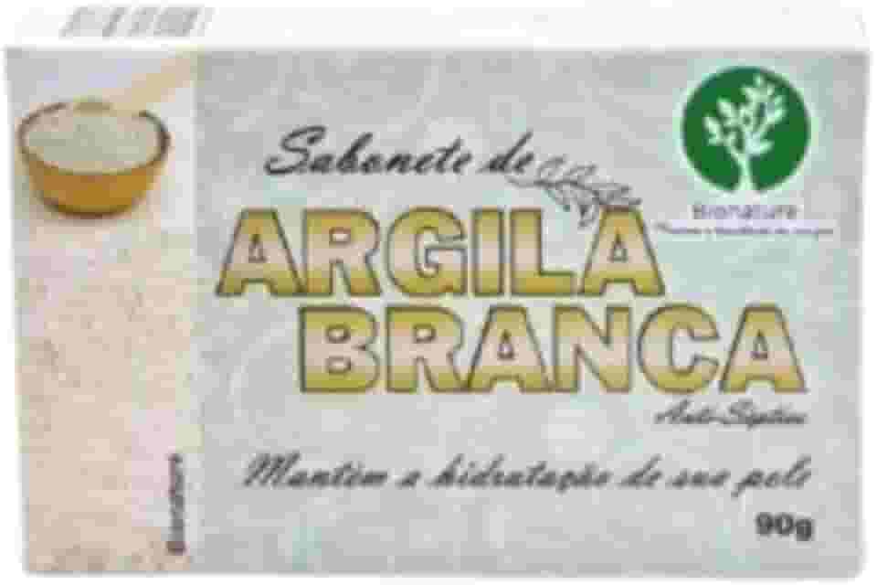 BIONATURE SABONETE BARRA ARGILA BRANCA 90G