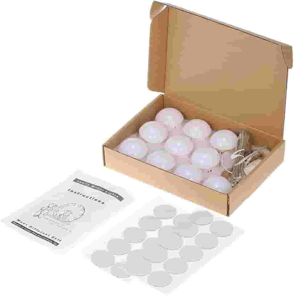 Andoer Kit de 10 luzes LED para espelho de maquiagem com lâmpadas reguláveis ​​Faixa de luminária para penteadeira de maquiagem definida na porta USB do camarim