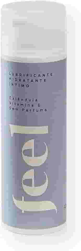 Lubrificante Hidratante Íntimo Feel Sem Perfume 50ml A Base de Água Vegano Calêndula Aloe Vera Vitamina E