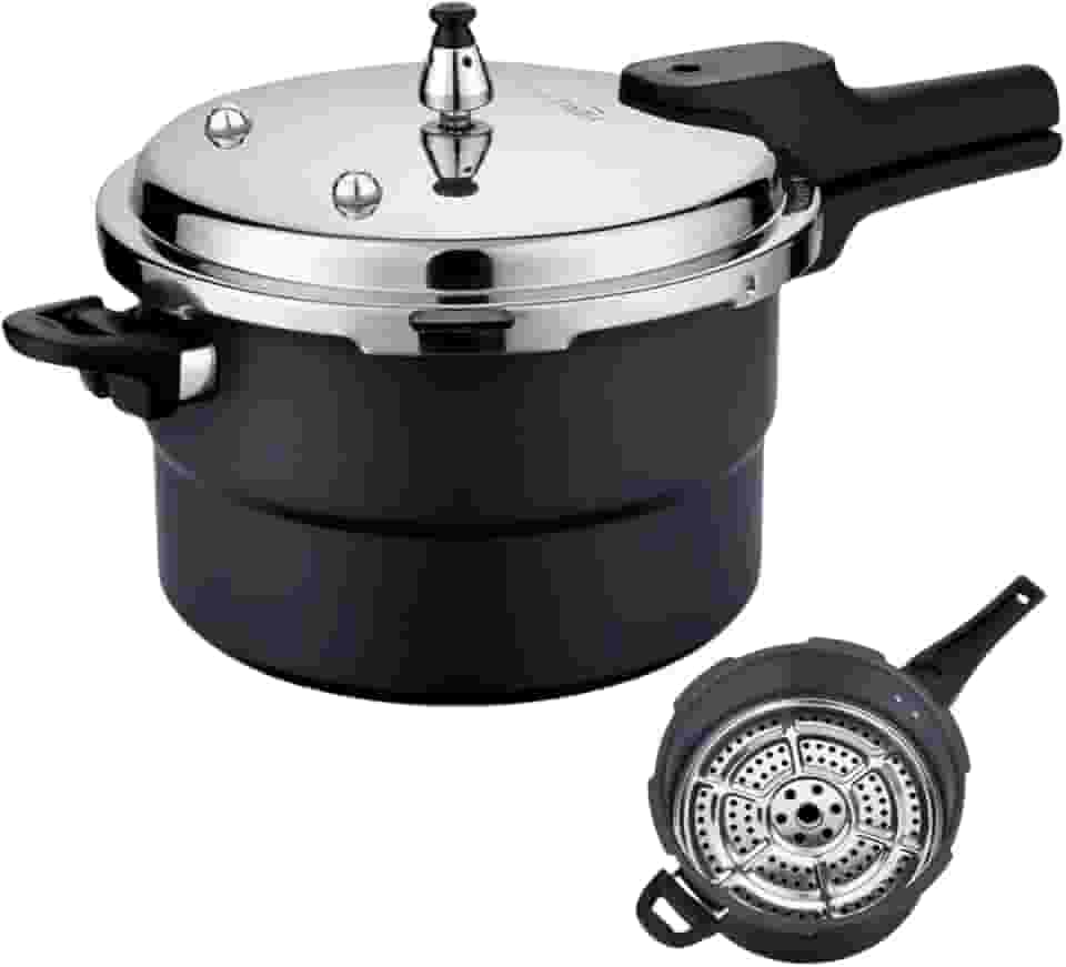 Panela De Pressão Para Indução 7 Litros Com Revestimento Cerâmico Universal