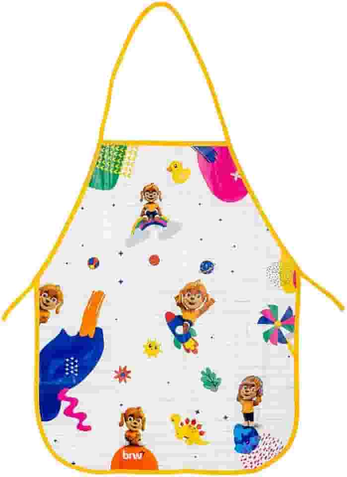 Avental Escolar Decorado Lupi Infantil Blister 110024