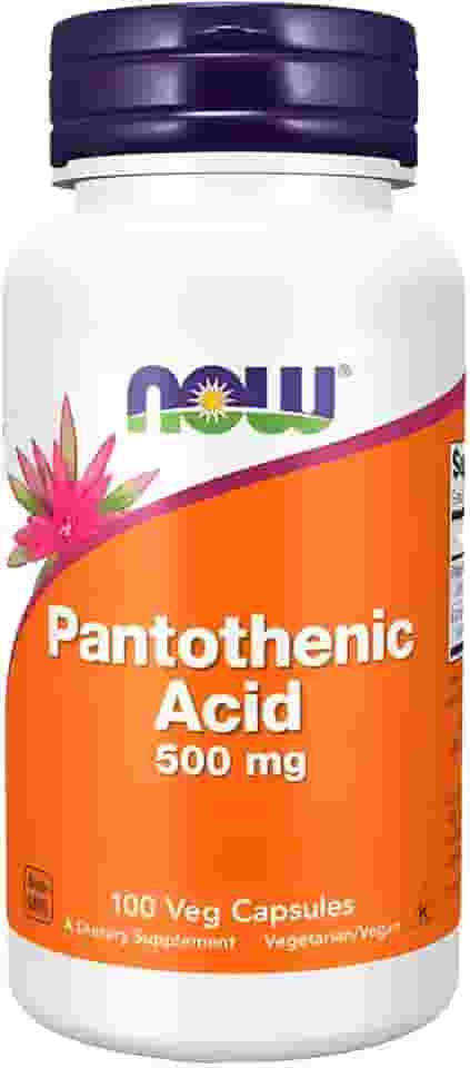 NOW Foods Ácido Pantotênico Vit. Complexo B 100Cap Importado