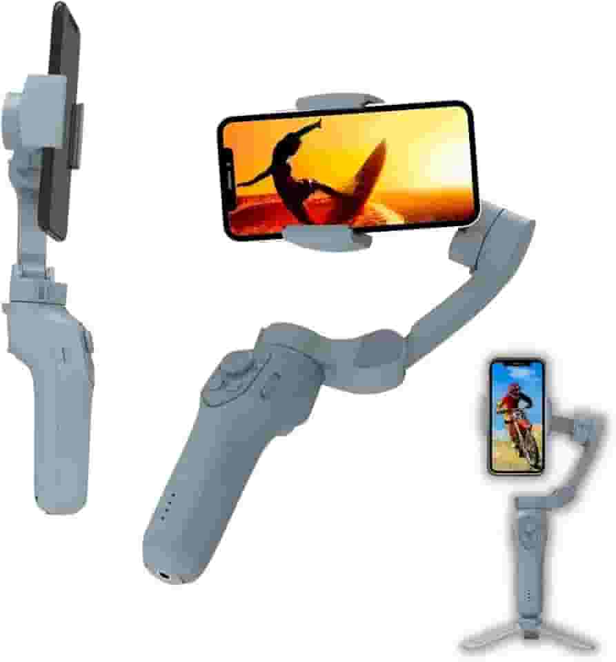 NovaVida, Estabilizador Gimbal de Celular Profissional L7Cpro com 3 Eixos Dobráveis