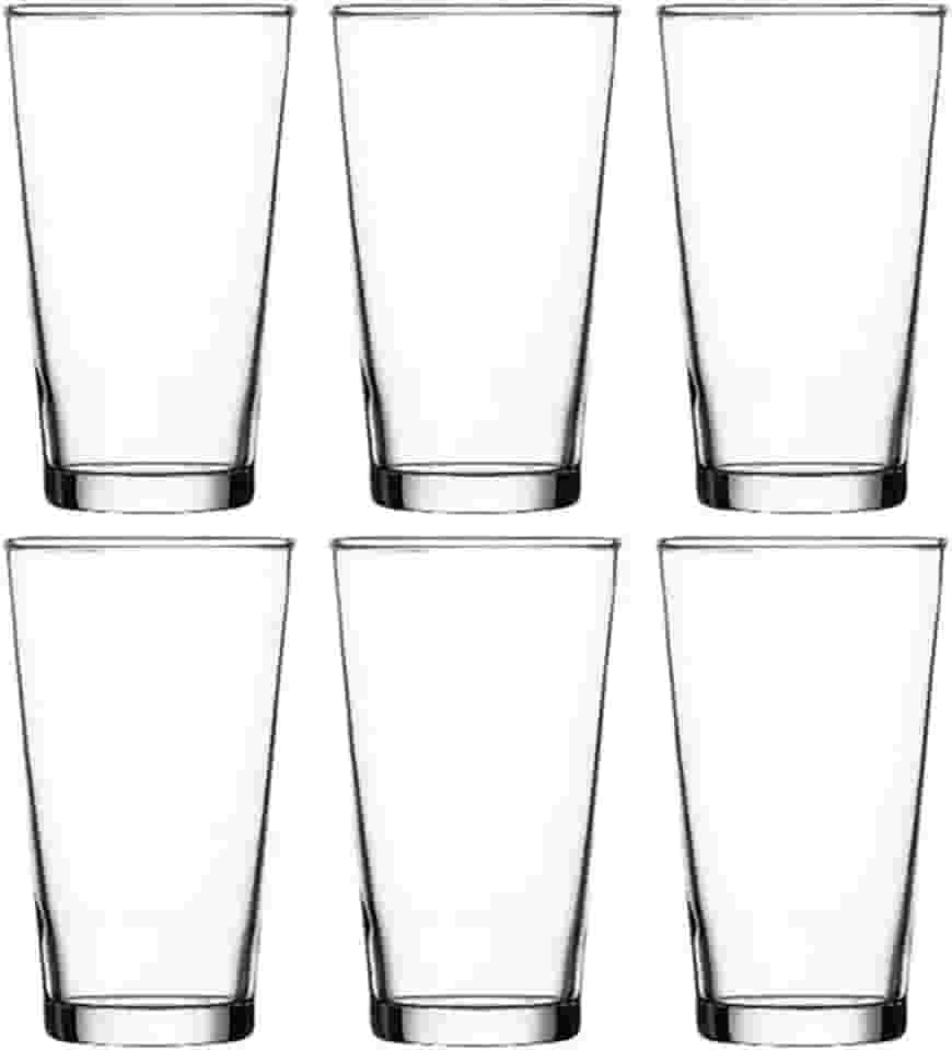 Jogo 6 Copos de Vidro Para Caiprinha Pasabahçe - 570ML