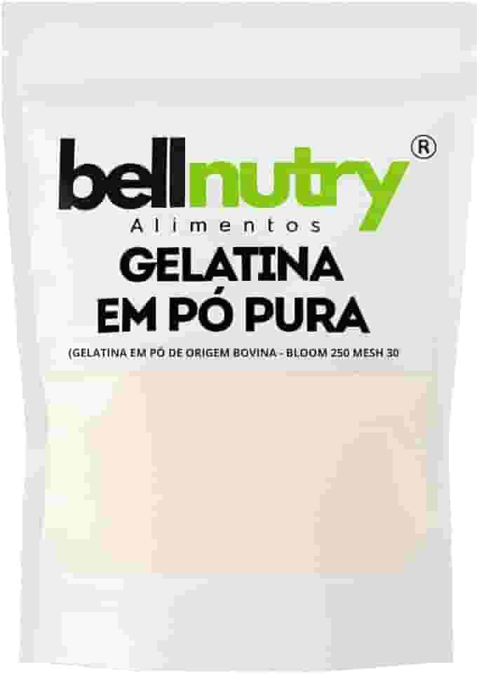 Gelatina Sem Sabor Pura E Incolor 500g - Bellnutry Alimentos