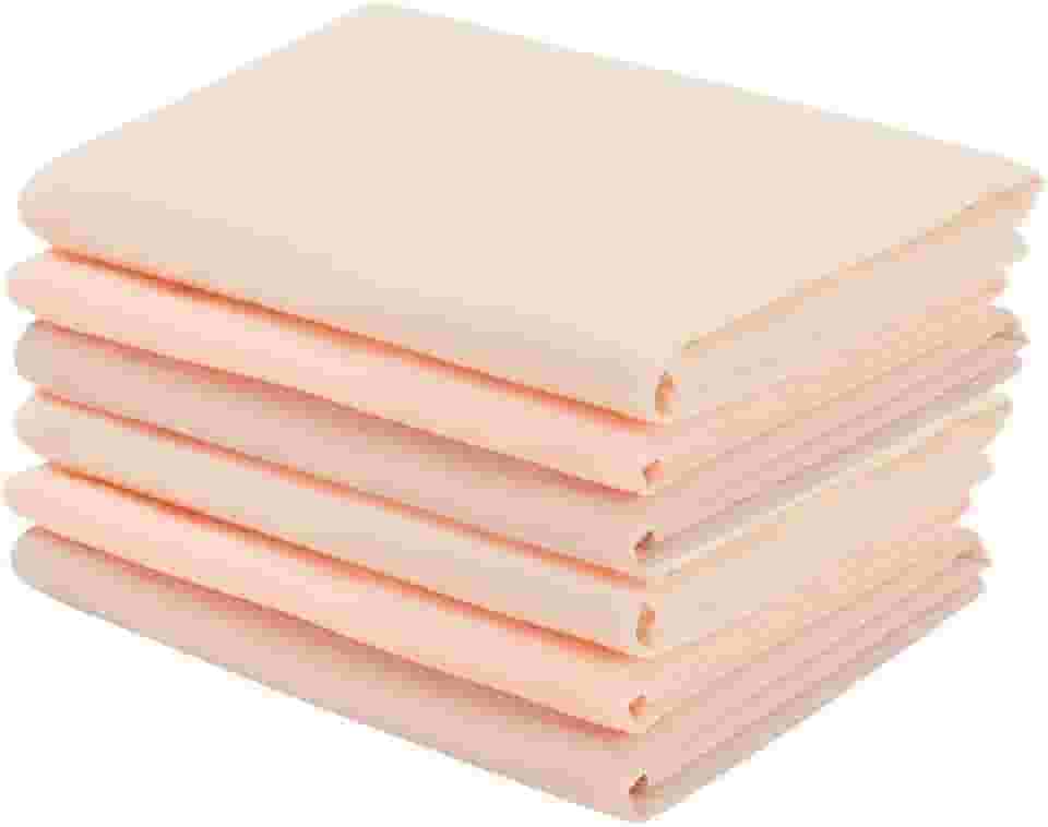 INFUNLY 6 peças de tecido de tom de pele de boneca faça você mesmo 50 x 101 tecido colorido para fazer bonecas, tecido de pele de boneca de malha de lã, material de costura leve, tecido de tom de pele