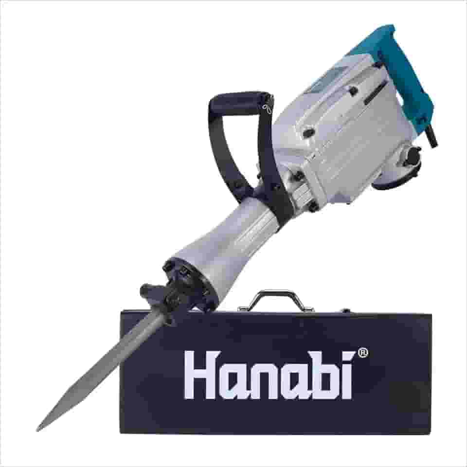 Martelete Demolidor 30kg 45J Para Concret 1240W 220V Pesado, Martelo Demolidor 15kg Profissional com Maleta + Cinzel