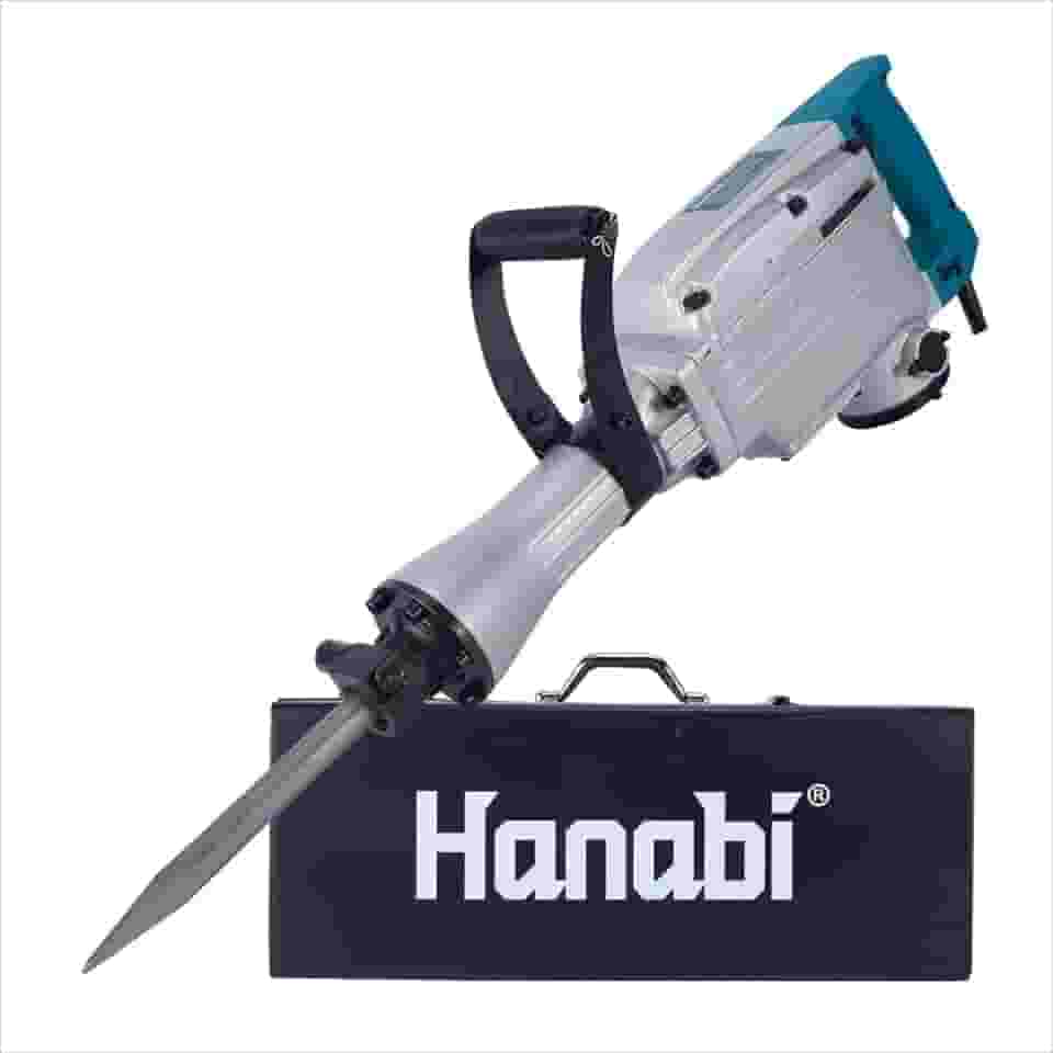 Martelete Demolidor 30kg 45J Para Concret 1240W 220V Pesado, Martelo Demolidor 15kg Profissional com Maleta + Cinzel