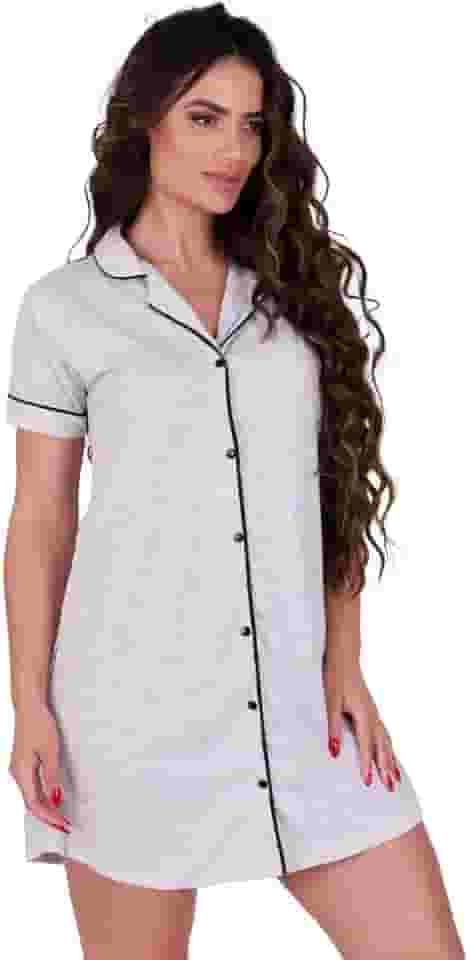 Camisola Americana com Botões Amamentação Blogueira