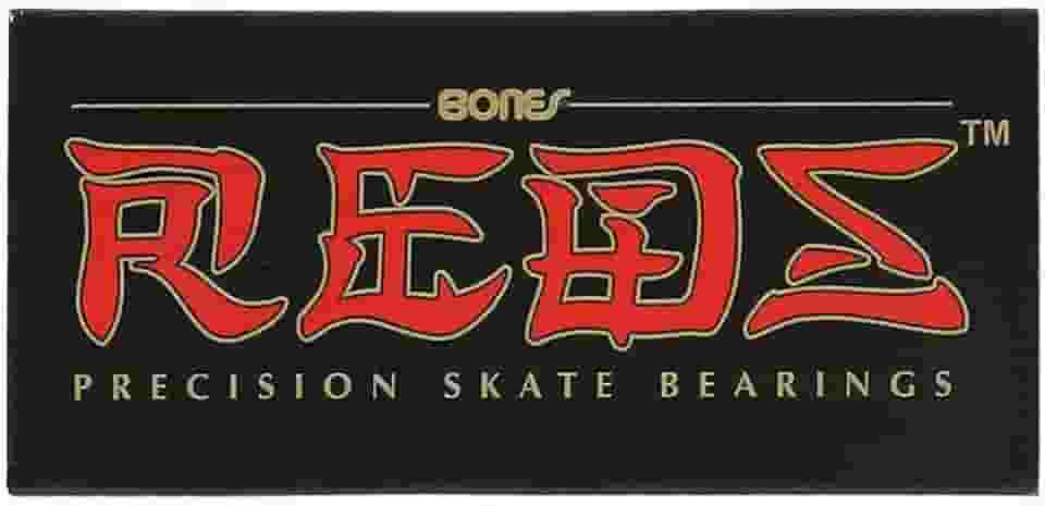 Bones Rolamentos de skate de precisão Reds (2 rolamentos)
