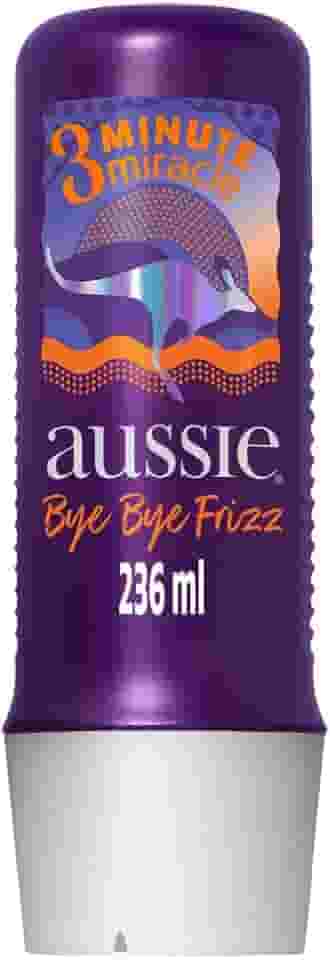 Tratamento Aussie Bye Bye Frizz 3 Minute Miracle Óleo De Jojoba e Babosa Australiana 236ml, Aussie