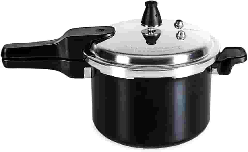 Brinox - Panela de Pressão Ceramic Life Super com Fundo de Indução 4,2L - Preto