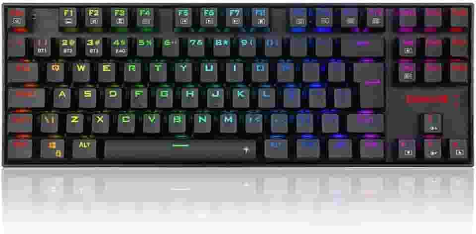 TECLADO MECANICO KUMARA PRO RGB WIRELESS E BLUETOOTH PRETO SWITCH BLUE