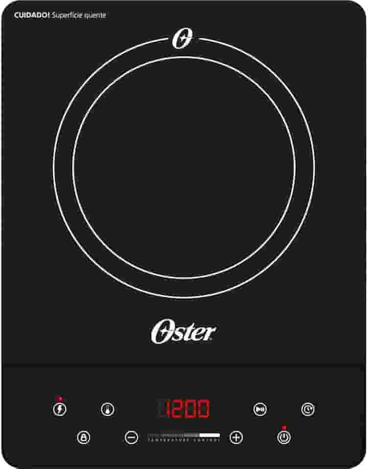 Cooktop de Indução 1 Boca Oster Touch Screen Portátil - 220V