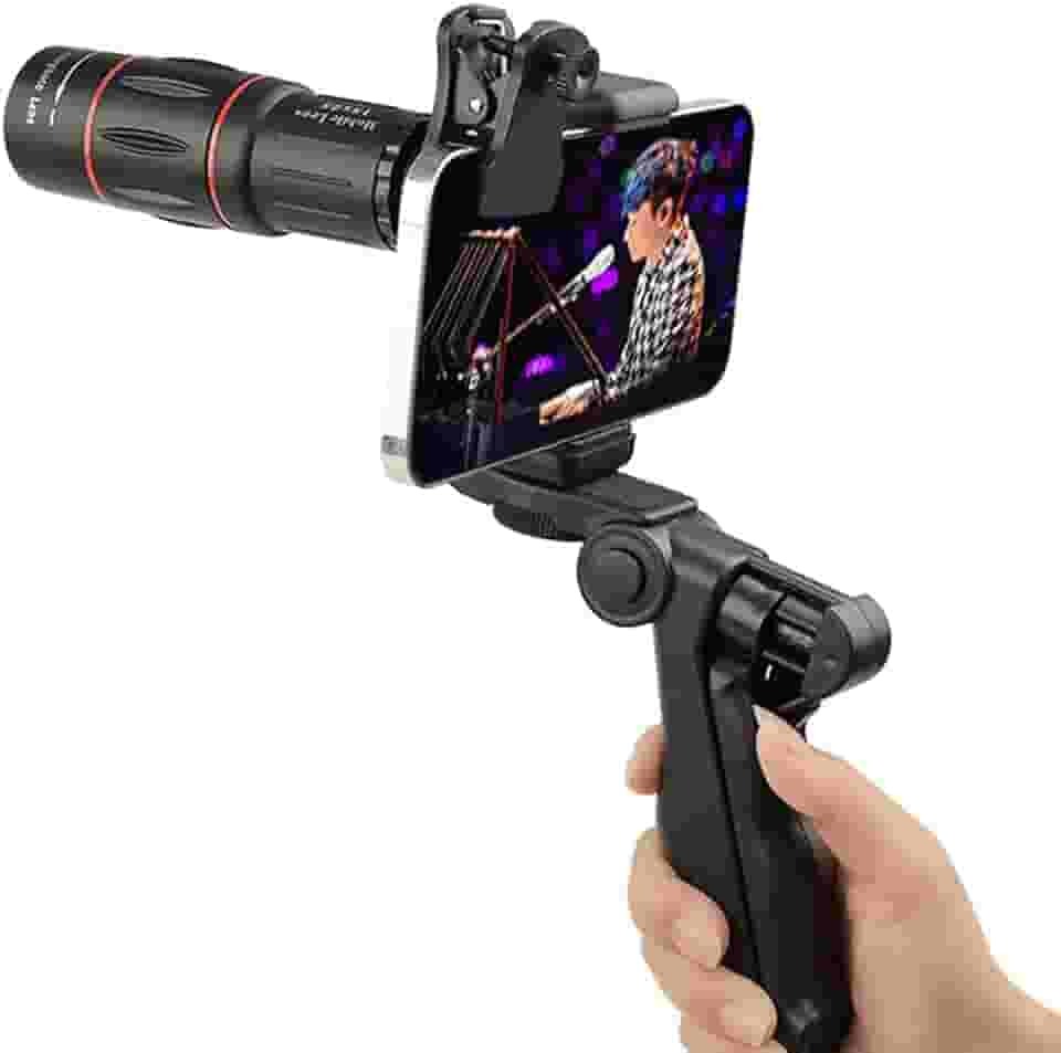 Lente de celular HD 18x25, lente telefoto externa 28x, telescópio monocular