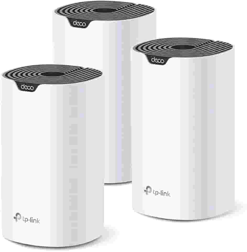 Kit Roteador Mesh AC1900 TP-Link Deco S7(3-pack), Dual Band 2.4/5 GHz, Conecte até 100+ Dispositivos, Cobertura de até 520M2, 3 Portas Gigabit Ethernet, Funciona com Amazon Alexa, Controle dos Pais