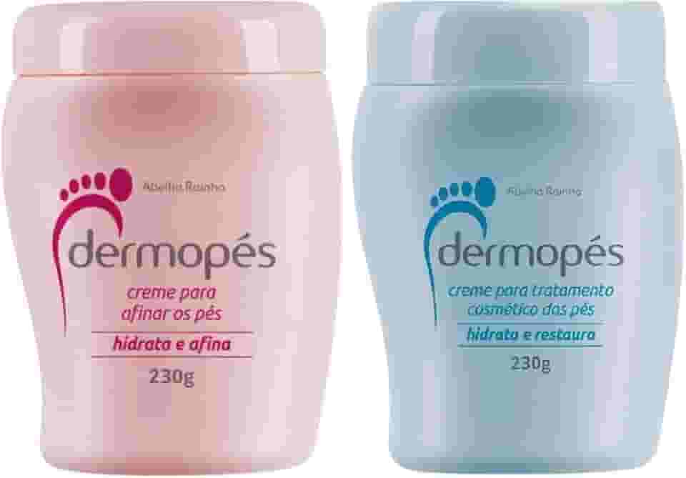 Kit Creme Dermopés Restaura e Afina Spa dos Pés Abelha Rainha 230g Cada